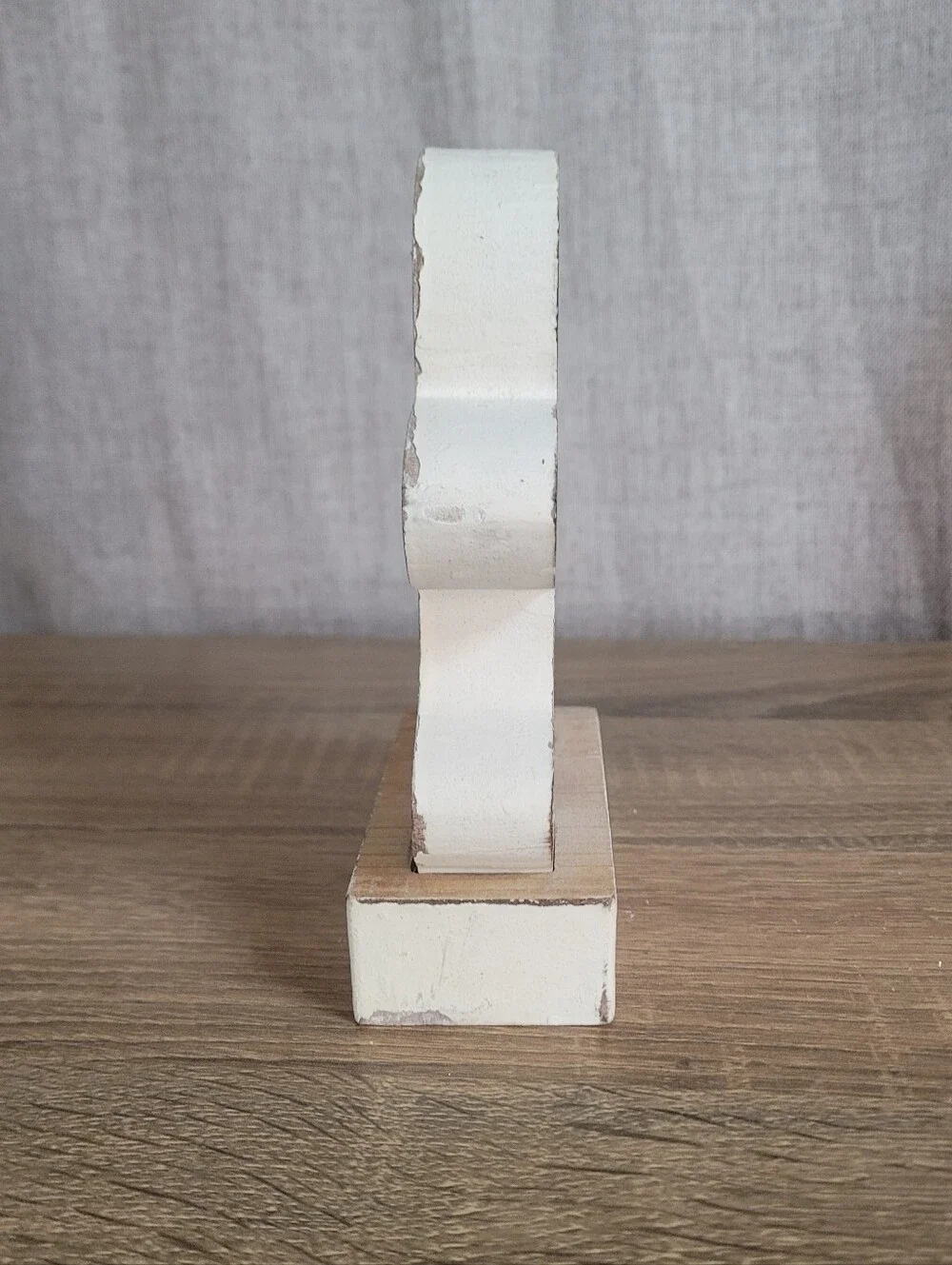 Wooden Gingerbread Holiday Decor in Natural White Christmas